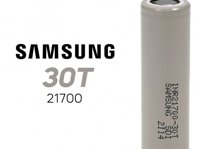 Высокотоковый аккумулятор Samsung 30T 21700 (оригинал) / Акуммулятор для вейпинга/вейпа/электронной сигареты